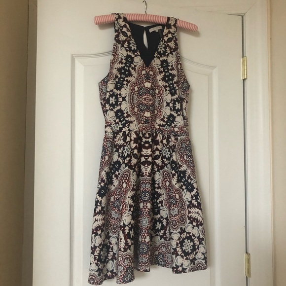 1. State Printed Mini Dress with Back Cutout Size Small - Picture 2 of 6